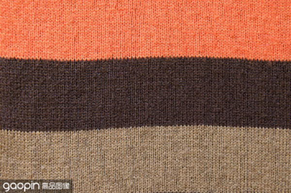 条纹羊毛围巾的背景纹理 温暖与质感的设计之美