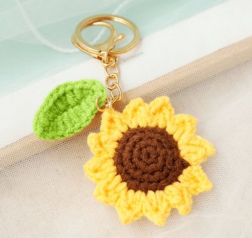 亲手制作毛织手钩花 送给最爱你的她