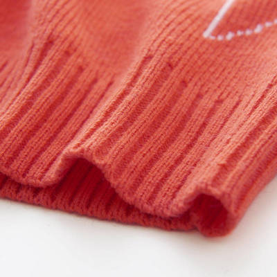 PASS宽松毛织衫 橙色L码的温暖与时尚